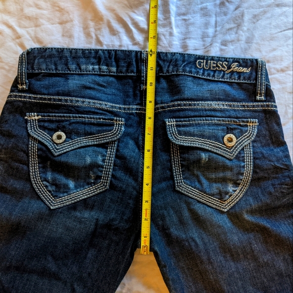 Guess Stretch, Distressed, Boot Cut Jeans - Picture 15 of 15